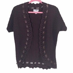 Loft Women's Brown Cardigan Sweater Size Medium